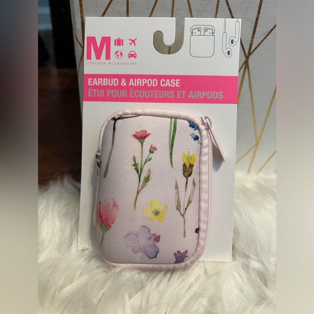 Cute floral earbud/air pod case